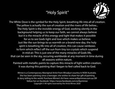 Holy Spirit Dreaming Greeting Card Pack of 10 by Mirree